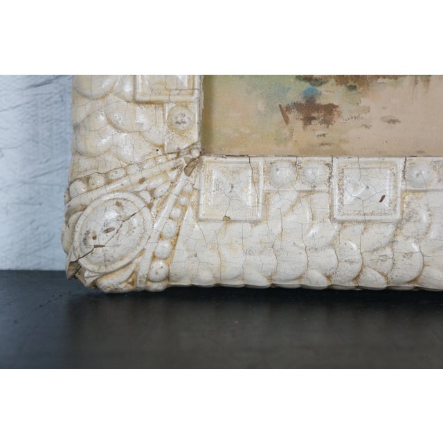 Wood Antique Arthur Hoeber Country Meadow Landscape Watercolor Print 18" For Sale - Image 7 of 9