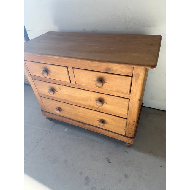 Antique Pine Two Over Two Drawers - Chest of Drawers From England For Sale - Image 4 of 18