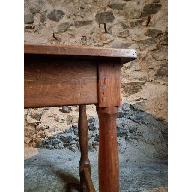 Antique French Farmhouse Table in Oak, 1780s For Sale - Image 10 of 18