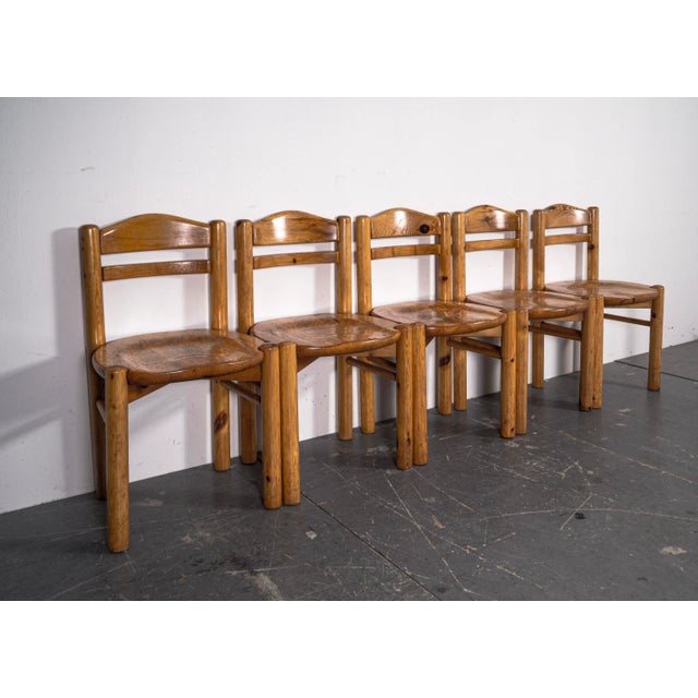 Dining Table & Chairs Set in the Style of Rainer Daumiller, 1970s, Set of 6 For Sale - Image 12 of 13