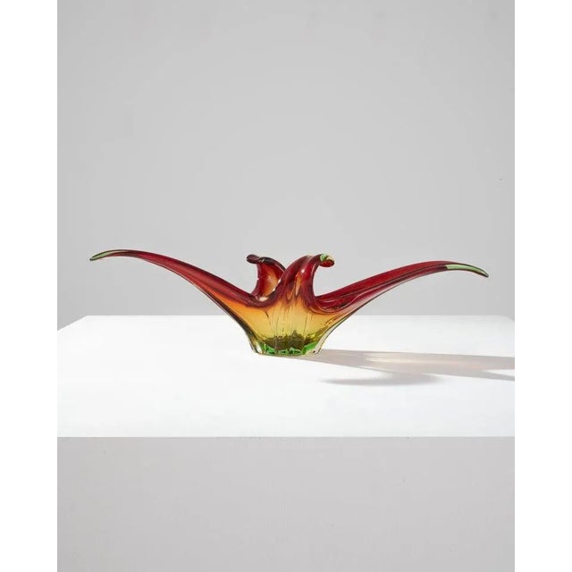 Auburn Mid Century Belgian Glass Plateau For Sale - Image 8 of 10