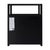Lark 21 in. W Wood 2 Drawer Nightstand with Open Storage Shelf, Washed Black For Sale In Chicago - Image 6 of 8