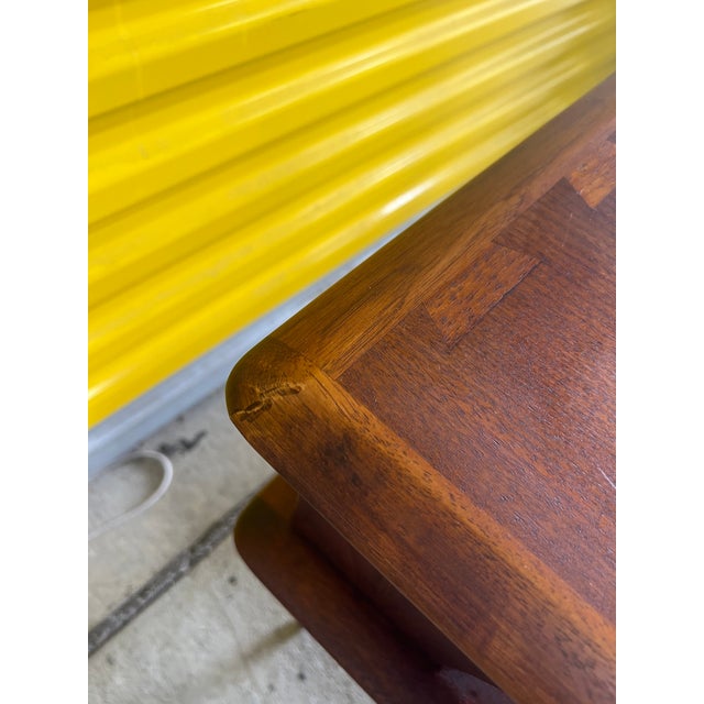 Brown 1960s Mid Century Modern Lane Acclaim Two Tier End Table For Sale - Image 8 of 8