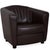 Brown Leather Armchair from Erpo For Sale - Image 12 of 12