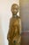 Pair of Vintage/Antique Ceramic Asian Scholar Figures on Pedestal Bases Set of 2 For Sale - Image 11 of 18