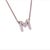 Silver Diamond Letter "M" Pendant Necklace 14k Gold 0.19 TCW Certified For Sale - Image 8 of 12