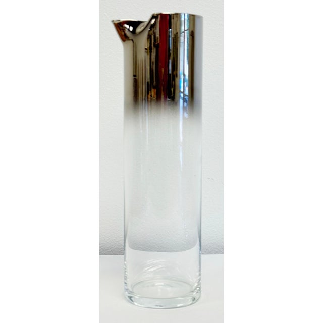 Vintage Dorothy Thorpe Style Cocktail Pitcher and Six Low Ball Glasses For Sale - Image 10 of 13