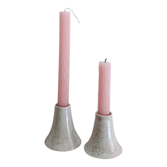 Candle Holder from Cicindèle Ceramica, Set of 2 For Sale
