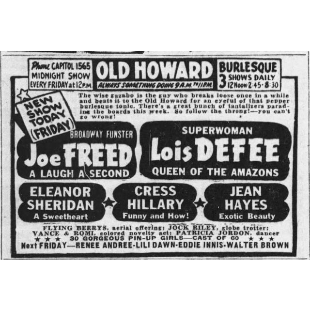 Black Vintage Old Howard (Boston) Painted Wooden Directional Sign For Sale - Image 8 of 8