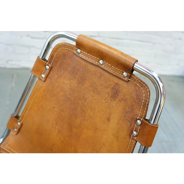 Brown Mid-Century Les Arc Chair by Charlotte Perriand, 1968 For Sale - Image 8 of 14