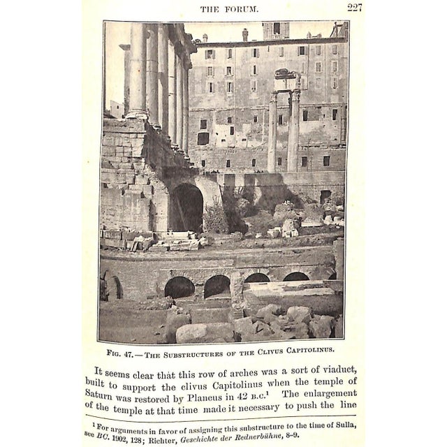 Paper "The Topography and Monuments of Ancient Rome" 1911 Platner, Samuel Ball For Sale - Image 7 of 8