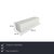This lowboard is a long, elegant piece of furniture with a clean, minimalist design. The continuous, glossy front doors...