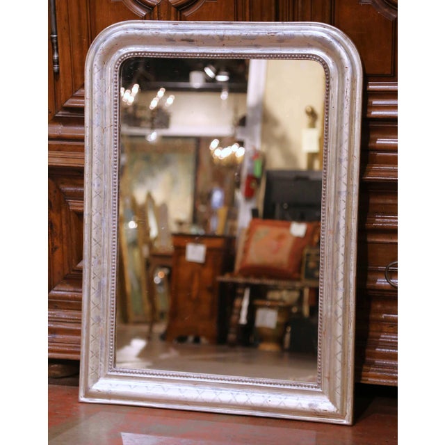 Place this elegant antique Louis Philippe wall mirror above a mantel, console, commode, or in a refined powder room to...