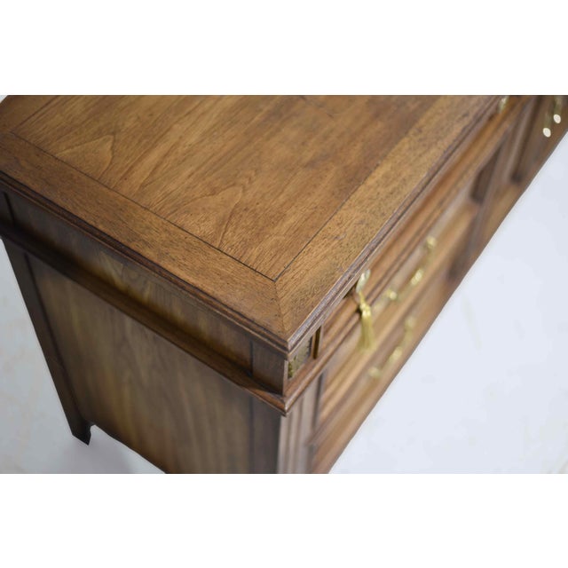 Mid 20th Century Transitional Lowboy Dresser by White Furniture For Sale - Image 9 of 14