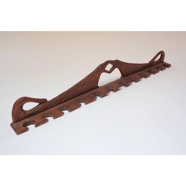 Folk Art Dual Dog Pipe Holder For Sale - Image 13 of 13