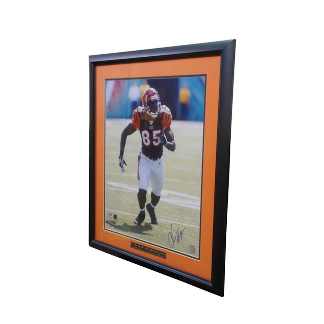 Realism Late 20th Century Cincinnati Bengals Chad Johnson Just Like 7-11 Always Open Signed Photo 26" For Sale - Image 3 of 10