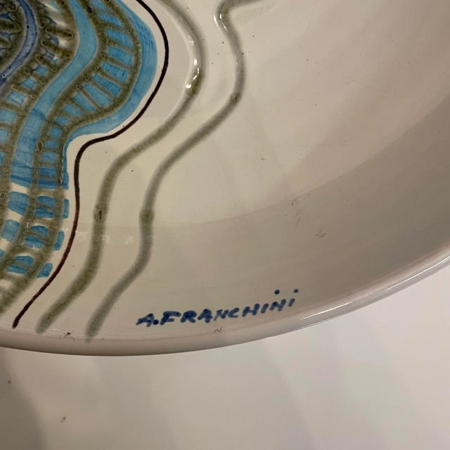 White Vintage Antonio Franchini Ceramic Bowl For Sale - Image 8 of 10
