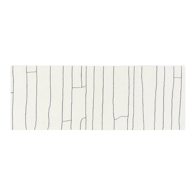 New Moroccan Azilal Professional Hand Knotted Wool Rug, 2'6x7 For Sale