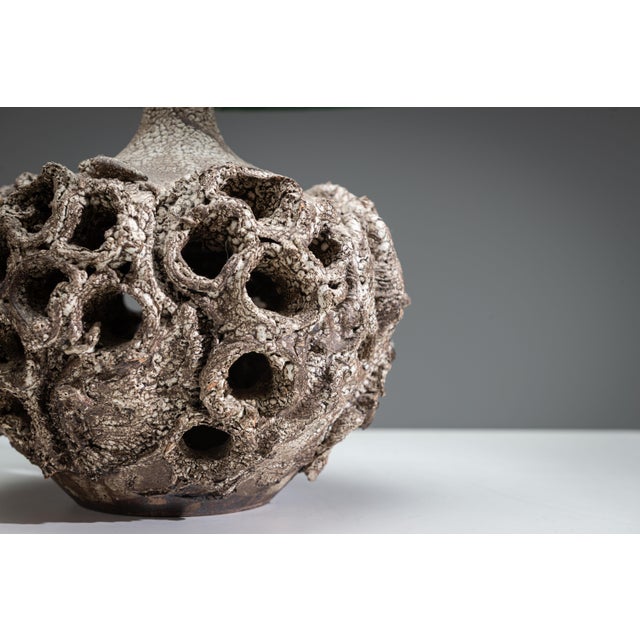 Ceramic Table Lamp by Bodil Marie Nielsen, 1960s For Sale - Image 9 of 14