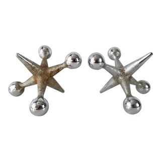 1970s Bill Curry Heavy Steel Jacks Bookends - a Pair For Sale