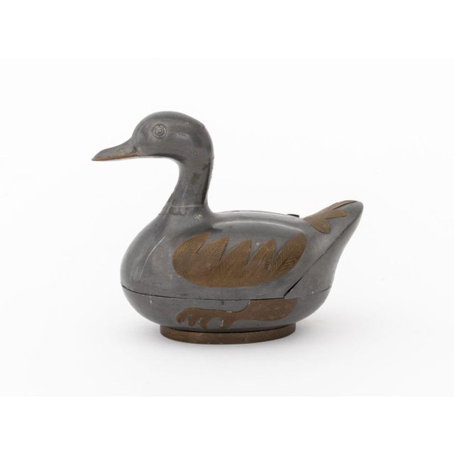 Chinese Duck Form Covered Boxes, 4 For Sale In New York - Image 6 of 14