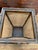Campaign Vintage Wooden Faux Bamboo and Woven Cane Sided Waste Basket in Dark Wood For Sale - Image 3 of 5