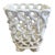 Vintage French Country Reticulated Porcelain Rope-Form Cachepot, Circa 1960s For Sale