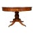 American Classical Mahogany Drum Table For Sale
