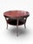 2000 - 2009 Barbara Barry for Baker Fluted Edge Mahogany Round Entry Table For Sale - Image 5 of 13