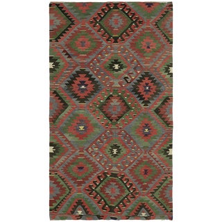 Anatolian Hand-Woven Kilim Rug For Sale