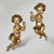 Pair 17th Century Italian Hand Carved Baroque Giltwood Putti For Sale - Image 11 of 11