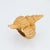 Vintage Seashell 18k Yellow Gold Cuff Cocktail Ring Size 5.5 | Chairish