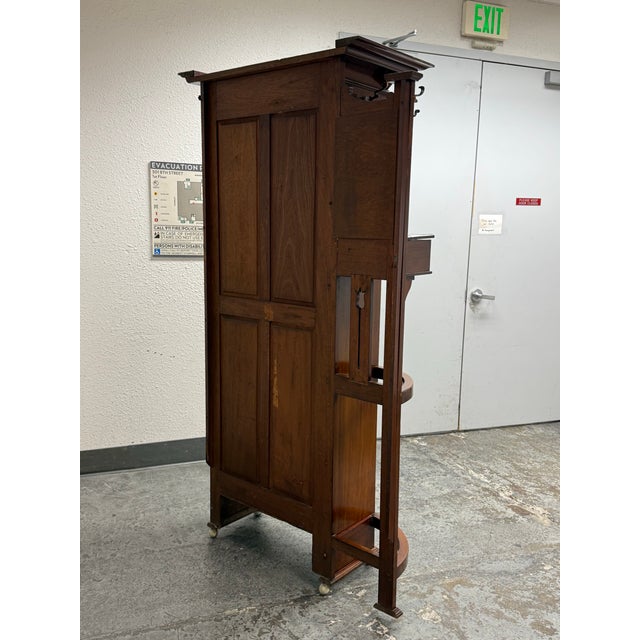 J & J Shaw Hall Wardrobe, Antique For Sale In San Francisco - Image 6 of 12