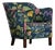 Armchair Redressed in Print by Gocken Jobs, 1940s For Sale
