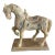 Vintage Wooden Warrior Horse Statue For Sale