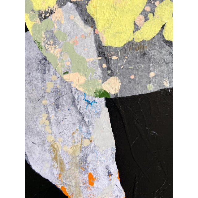 "Yellow Leaf Moon" 2023 Framed Painting by Jessalin Beutler For Sale - Image 4 of 5