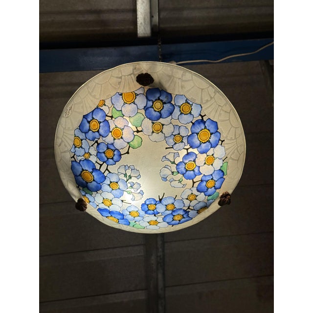 Art Deco Pendant Light from Loys Lucha, 1920s For Sale - Image 3 of 7