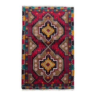 Afghan Balouch Wool Rug 2’11” X 4’7” For Sale