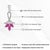 Three Stone Marquise Ruby & Diamond Pave Bail Pendant in Sterling Silver - Carat and her For Sale - Image 13 of 15