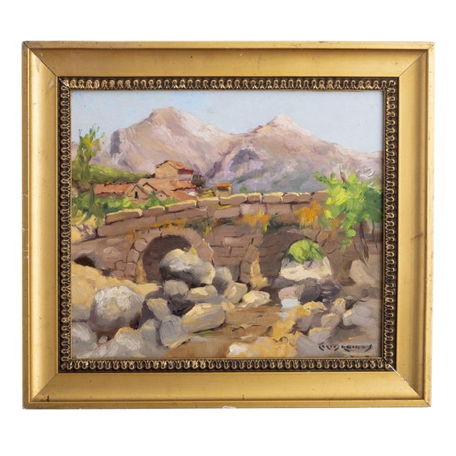 Carlos Ramos, Landscape, 1920s, Oil Painting For Sale