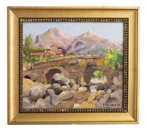 Carlos Ramos, Landscape, 1920s, Oil Painting