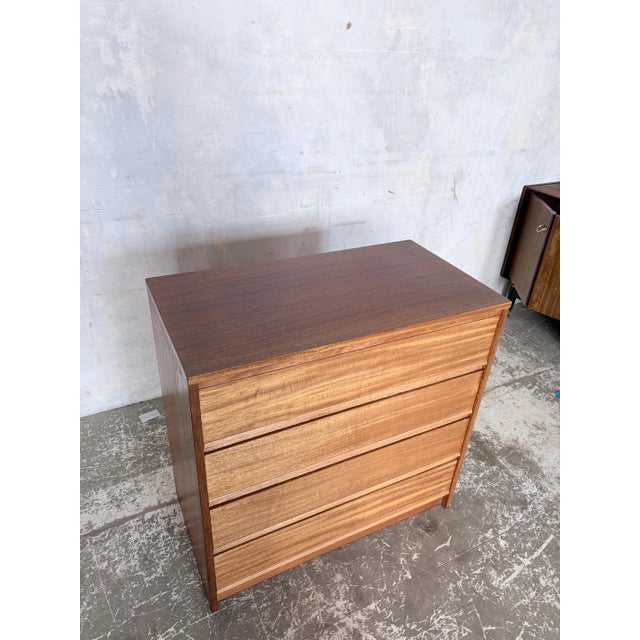 Wood Mid-Century Teak Chest of Drawers from Home Charm For Sale - Image 7 of 9