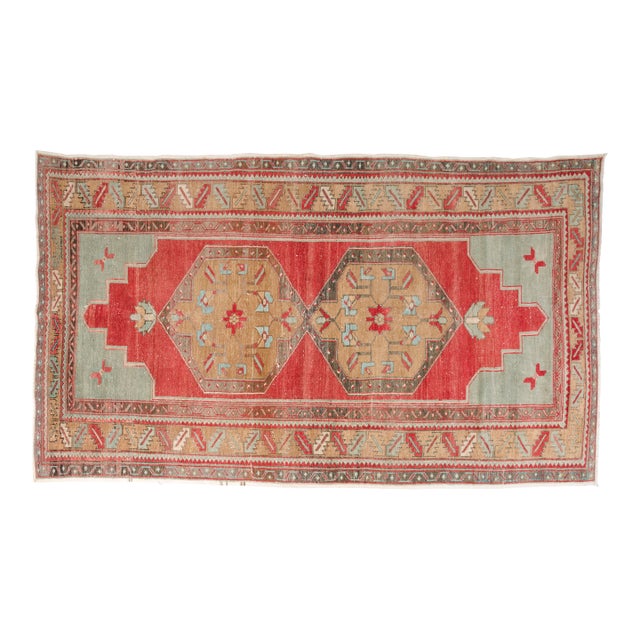 Oushak Vintage Handknotted Area Rug For Sale