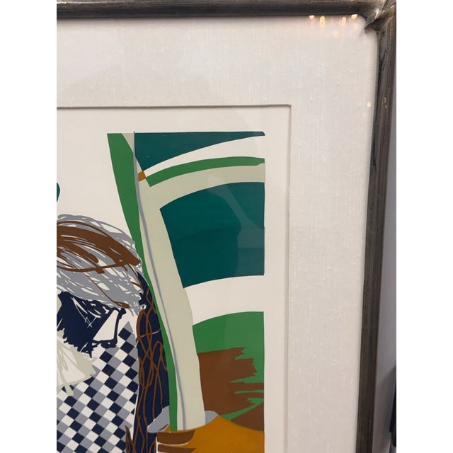 Japanese Yukihiko Tajima “The Bon Festival” Limited Edition Serigraph, 58/75 For Sale - Image 3 of 12