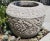 Vintage Stone Carved Balinese Garden Pot For Sale - Image 11 of 12