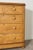 Victorian Mid 19th Century Victorian Large Two Over Three English Pine Chest With Extra Deep Bottom Drawer For Sale - Image 3 of 10