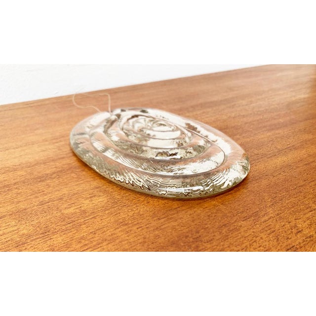 Vintage Scandinavian Art Glass Wall Deco Hanger, 1970s For Sale - Image 4 of 15
