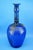 Mid-Century Modern Cobalt Blue Scavo Glass Bottle Vase attributed to Mario Pinzon for Seguso, Italy, 1960s For Sale - Image 3 of 17