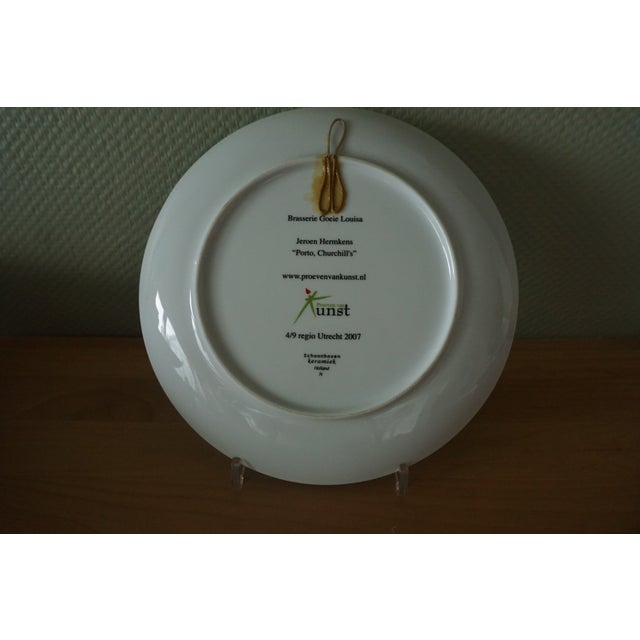 Porcelain Plate by Jeroen Hermkens, in Very Good conditions. Designed from 2000 This piece has an attribution mark, I am...