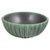 1940s Vintage Stoneware Bowl with Vertical Fluting and Deep Green Glaze by Arne Bang, 1940s For Sale - Image 5 of 5